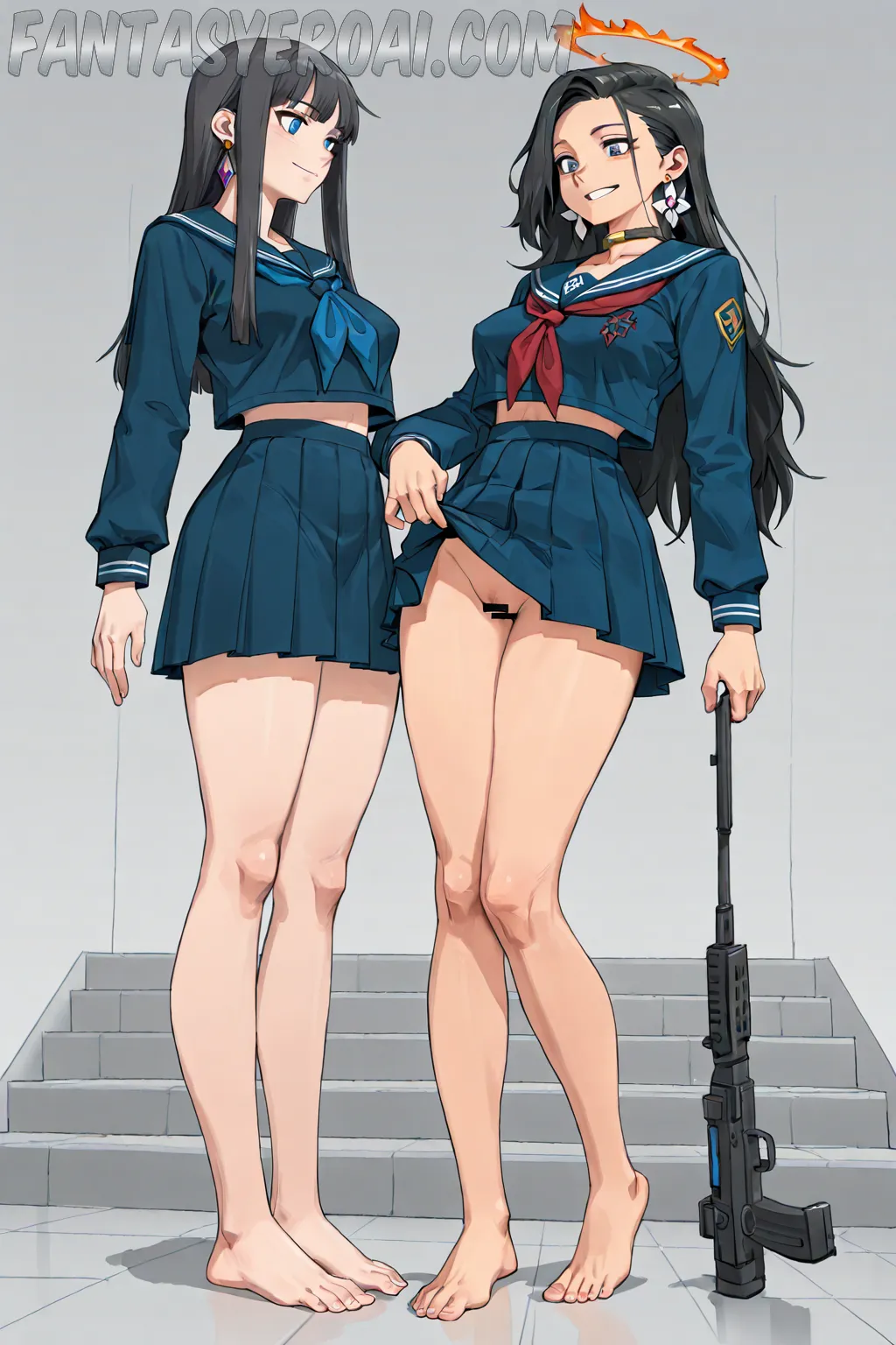 Arte hentai ilustración increíble de Uncensored Women Sharing Their Most Intimate Moments With You generado por IA