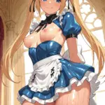 Arte hentai ilustración increíble de Vagina Mojada generado por IA