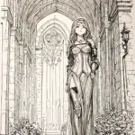 Arte hentai ilustración increíble de Veronica Ricci Sweet Face generado por IA