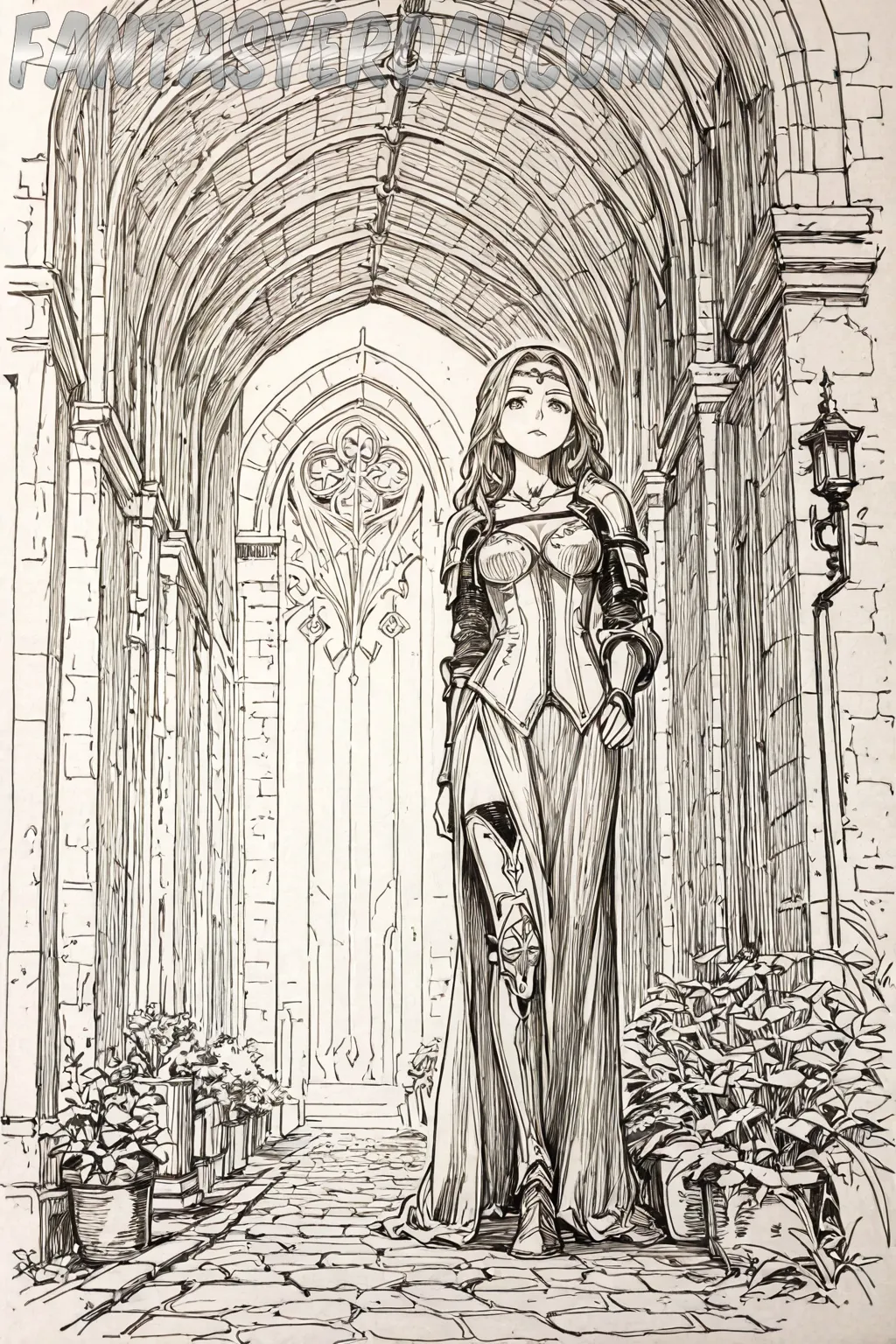 Arte hentai ilustración increíble de Veronica Ricci Sweet Face generado por IA