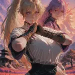 Arte hentai ilustración increíble de Very Hot Naked Milfs generado por IA