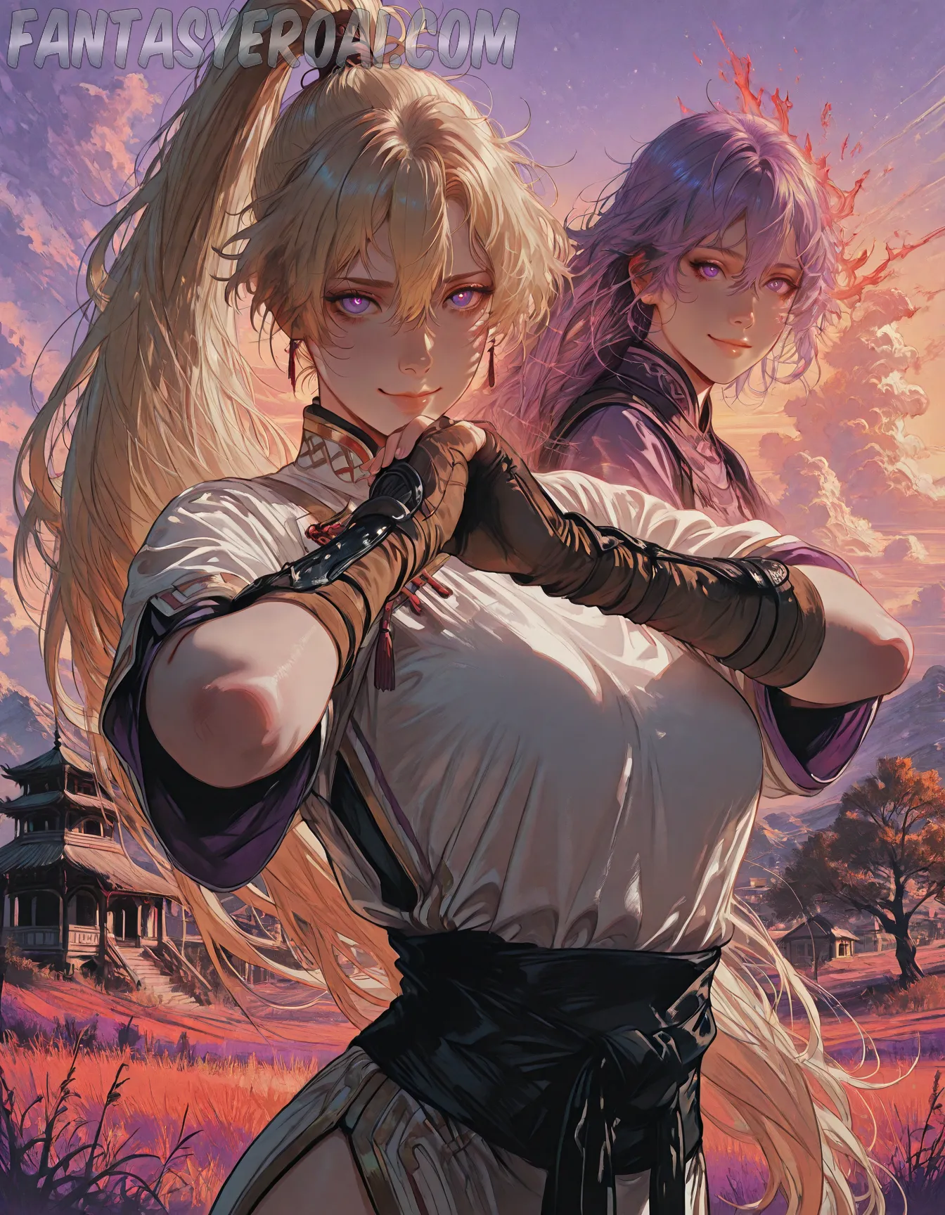 Arte hentai ilustración increíble de Very Hot Naked Milfs generado por IA