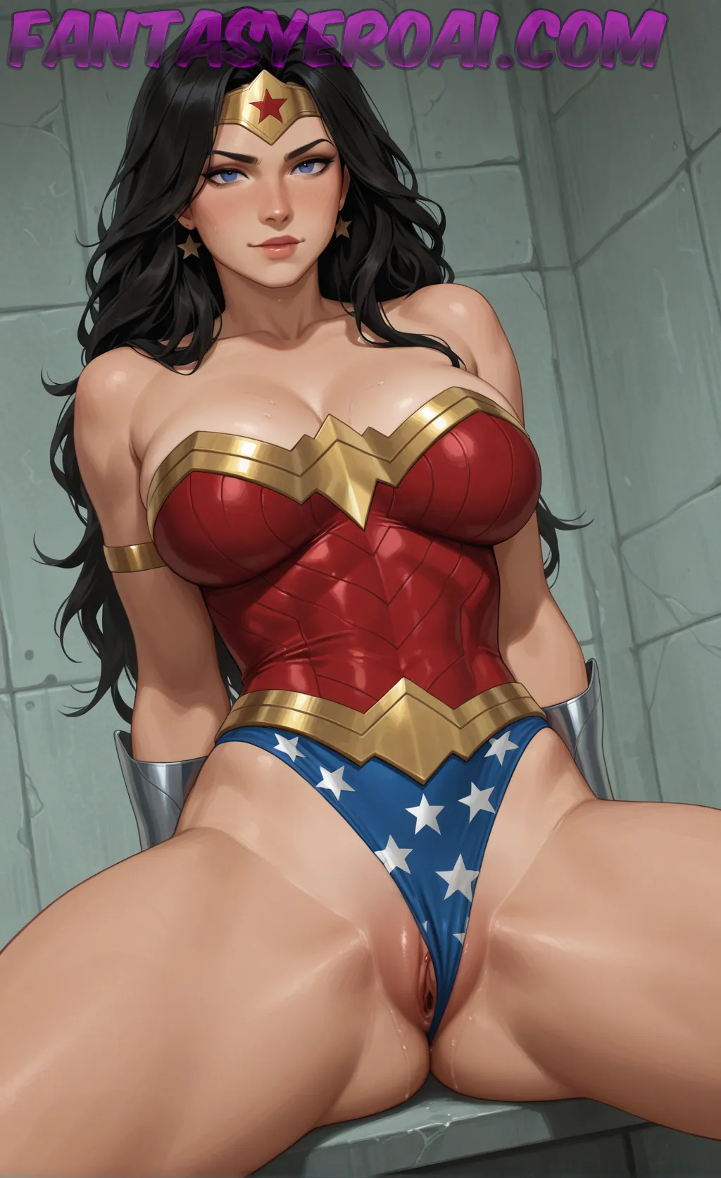 Arte hentai ilustración increíble de Vestido Sexy Y Apretado generado por IA