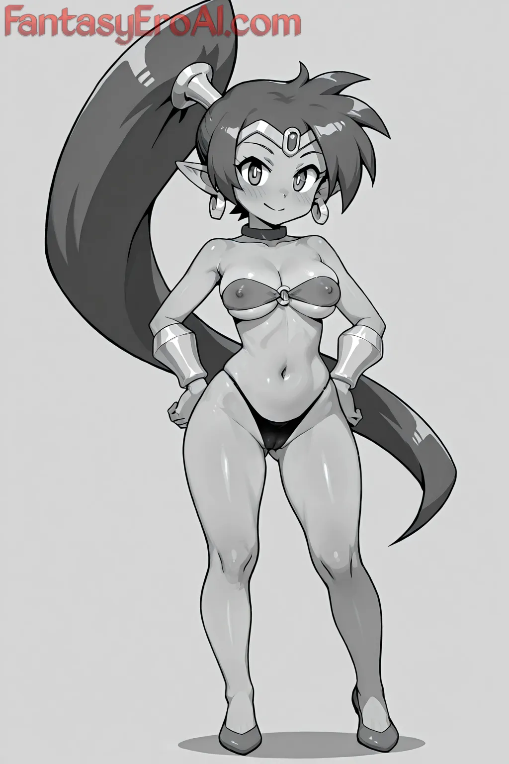 Arte hentai ilustración increíble de Vinland Saga Ecchi Bishounen Yandere Maid generado por IA