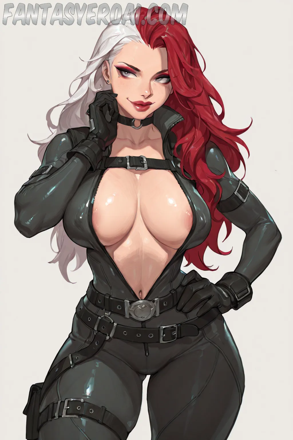 Arte hentai ilustración increíble de Vivian Lee generado por IA