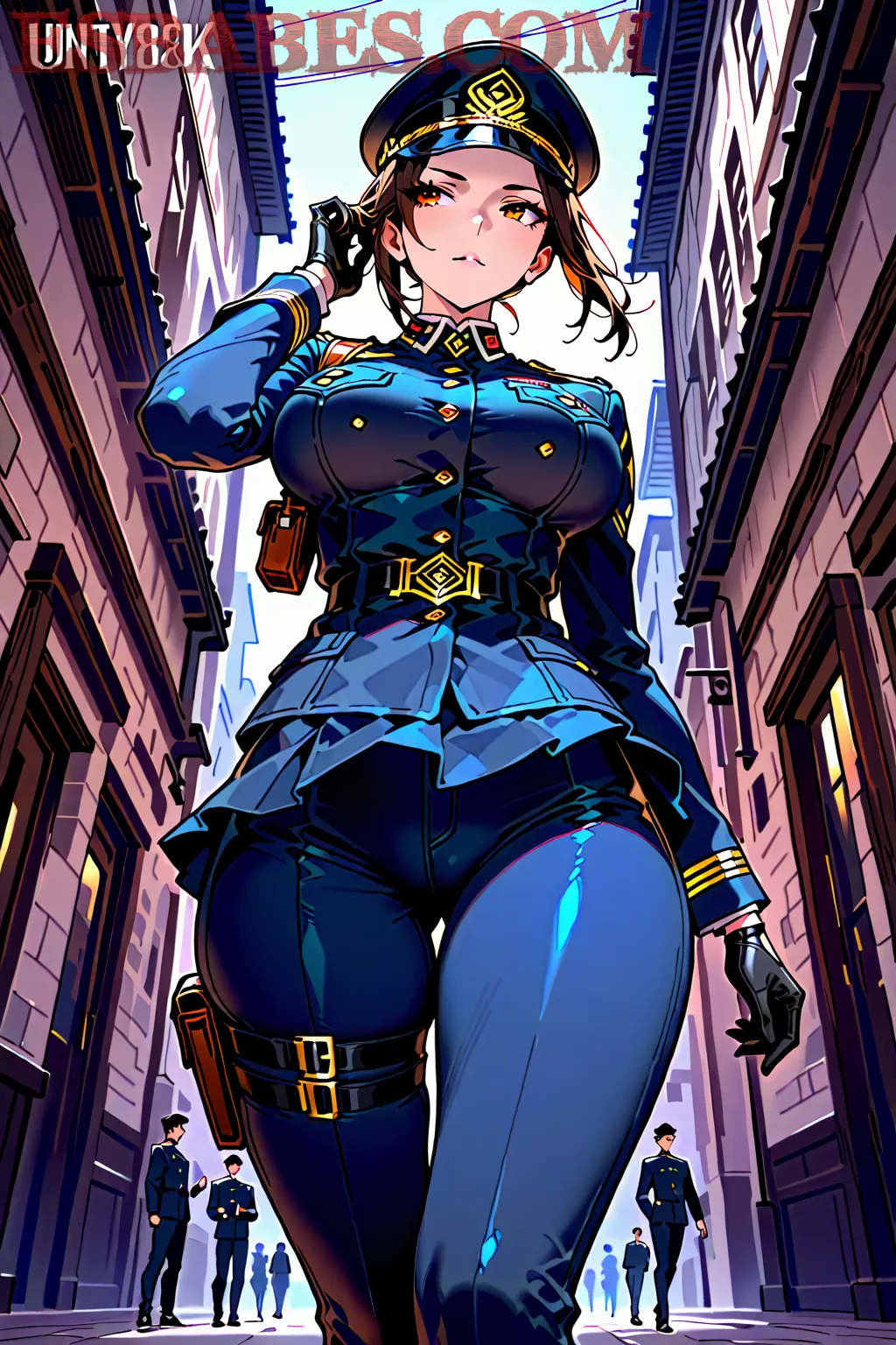 Arte hentai ilustración increíble de Vulva Desnuda generado por IA