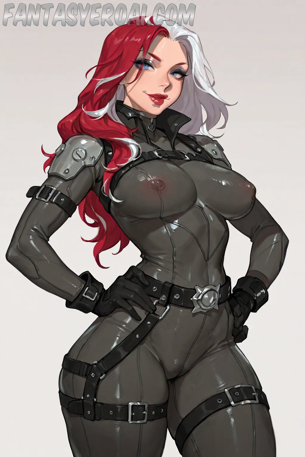 Arte hentai ilustración increíble de Vulvas Carnosas generado por IA