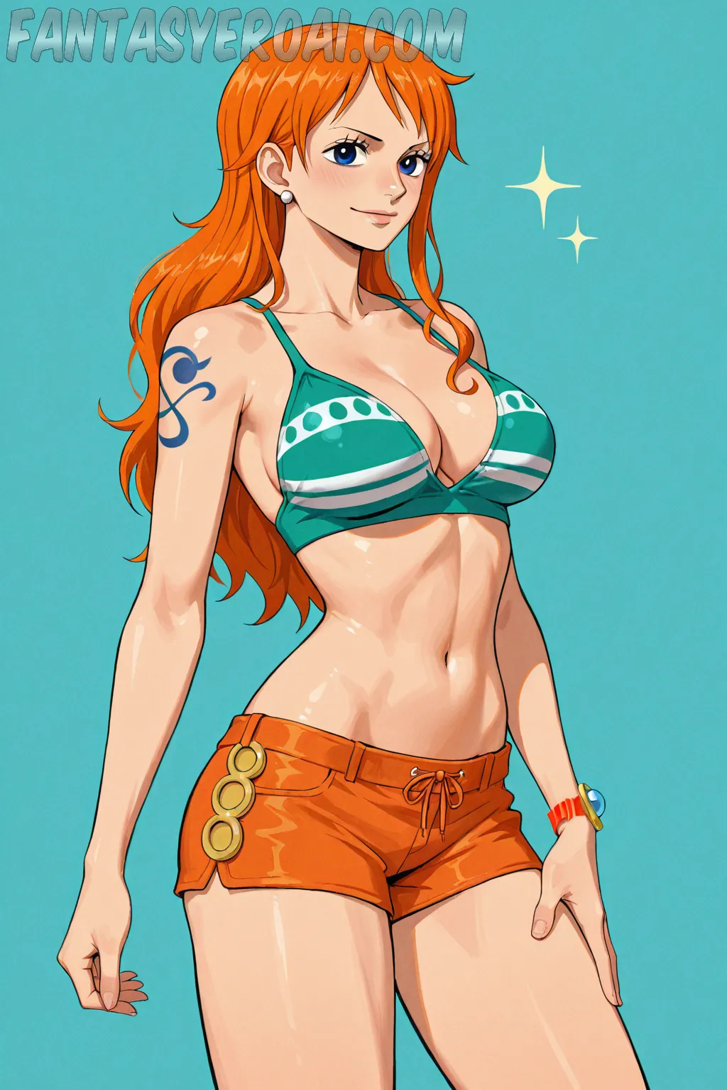 Arte hentai ilustración increíble de Wallpapers De Calientes Jovenes Desnudas generado por IA