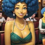 Arte hentai ilustración increíble de Washes Car In Nature generado por IA