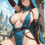Arte hentai ilustración increíble de Watch Anime Hentai Goku Fan Service Tsundere generado por IA