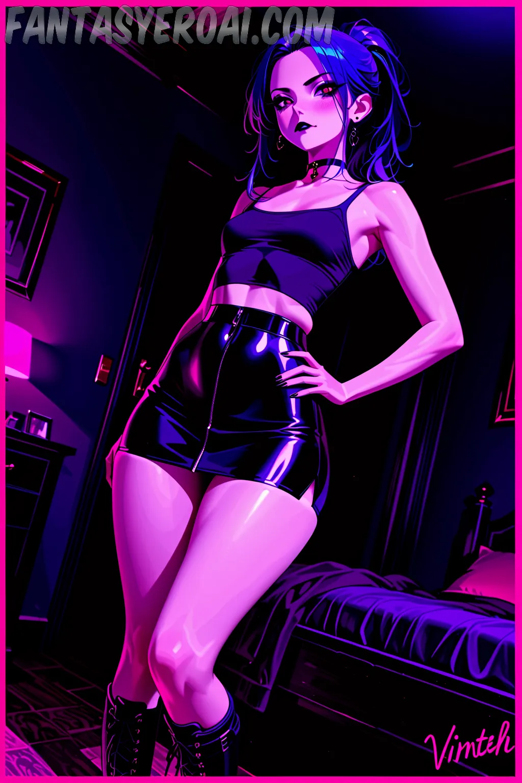 Arte hentai ilustración increíble de Wendy Fiore Grandes Tetas generado por IA