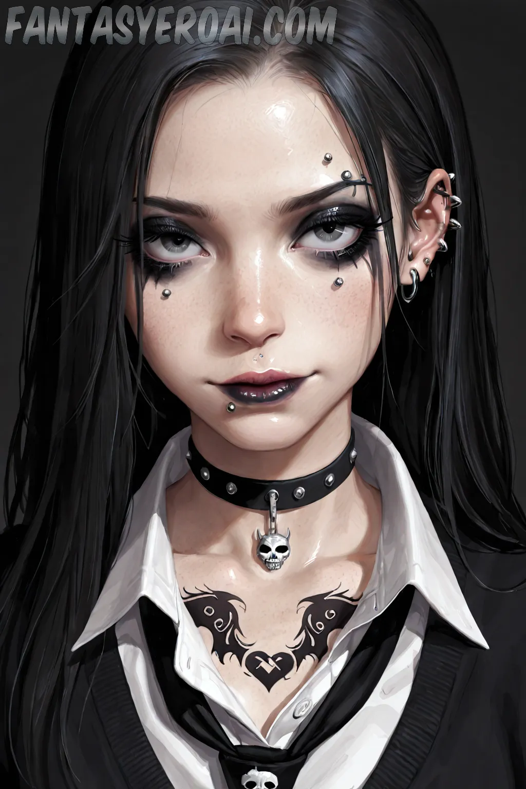 Arte hentai ilustración increíble de Witch Hat Atelier Anime Girl Blue Box Death Note Bara generado por IA