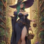 Arte hentai ilustración increíble de Witch Hat Atelier Bleach Anime Characters Isekai Yuri generado por IA