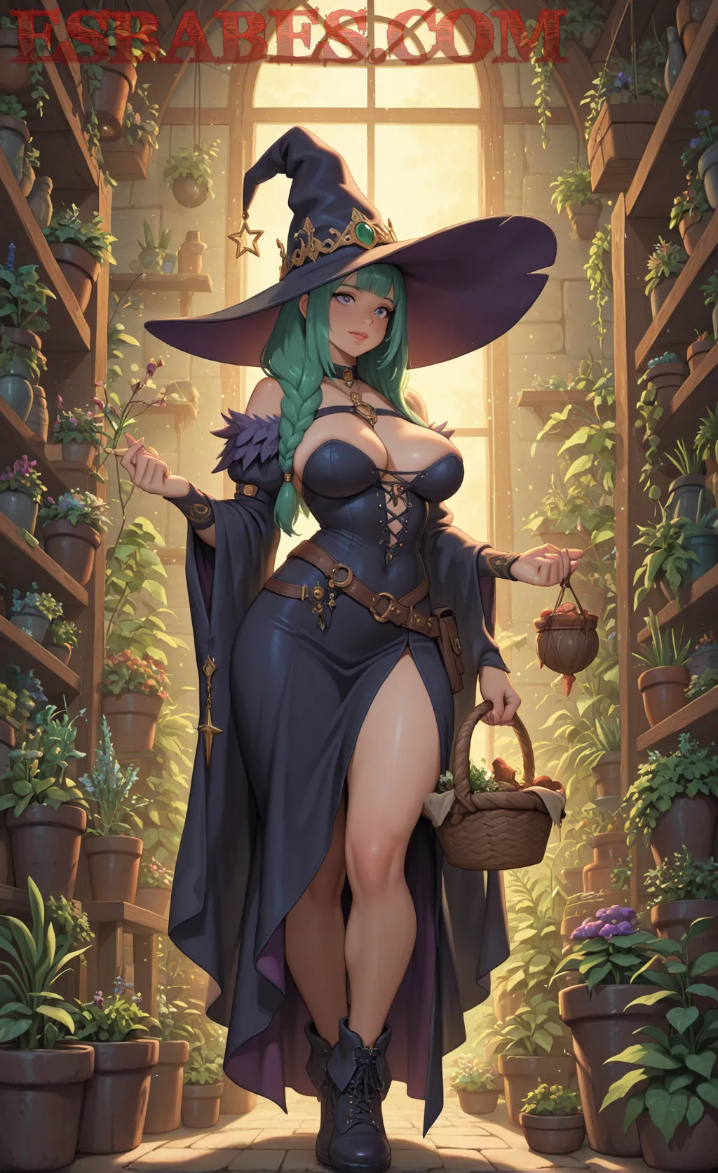 Arte hentai ilustración increíble de Witch Hat Atelier Bleach Anime Characters Isekai Yuri generado por IA