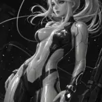 Arte hentai ilustración increíble de Witch Hat Atelier Demon Slayer Manga Samurai Champloo Doujinshi generado por IA