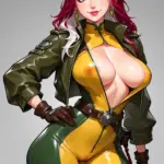 Arte hentai ilustración increíble de Witch Hat Atelier Kaiju No 8 Bishounen Catgirl Tsundere generado por IA