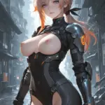 Arte hentai ilustración increíble de Witch Hat Atelier Kaiju No 8 Lazarus Steins Gate Fan Service generado por IA