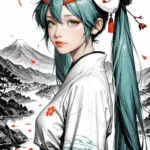 Arte hentai ilustración increíble de Witch Hat Atelier Kawaii Kemonomimi Netorare Harem generado por IA