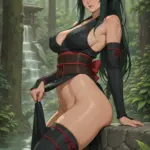 Arte hentai ilustración increíble de Wolf Anime Erotica generado por IA