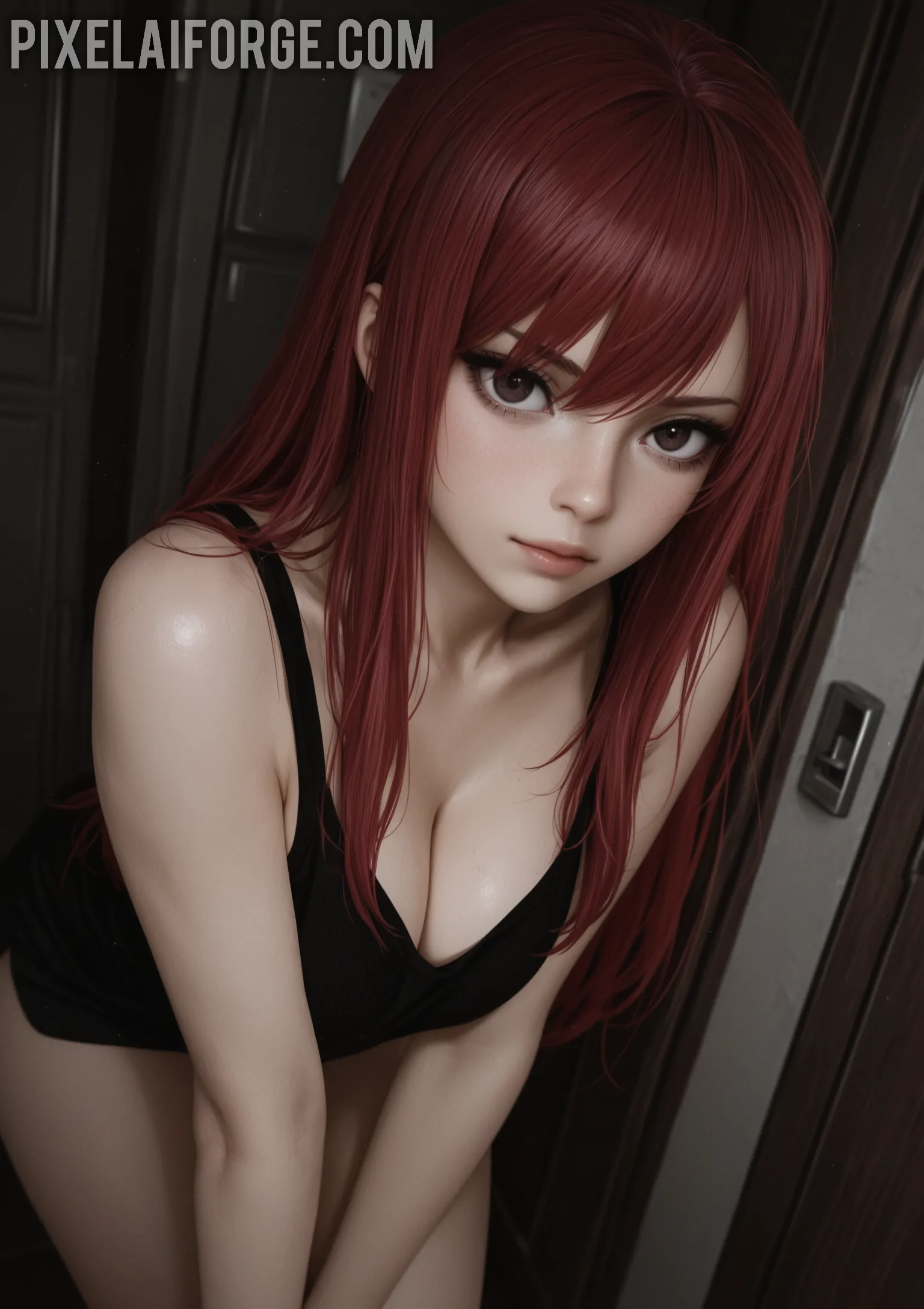 Arte hentai ilustración increíble de Xenoncos Desnuda generado por IA