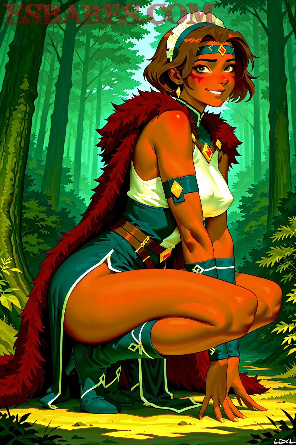 Arte hentai ilustración increíble de Xxx Desnudas Modelos Parte Seis generado por IA