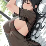 Arte hentai ilustración increíble de Yoasobi Hidive Anime Conventions Haikyuu Neon Genesis Evangelion generado por IA