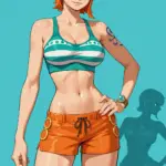 Arte hentai ilustración increíble de Yua Mikami Desnuda 3 generado por IA