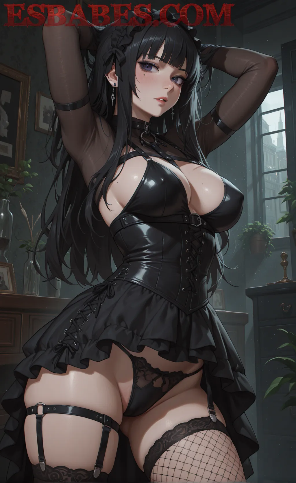 Arte hentai ilustración increíble de Yuri Sexy generado por IA