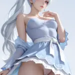 Arte hentai ilustración increíble de Zooey Deschanel generado por IA