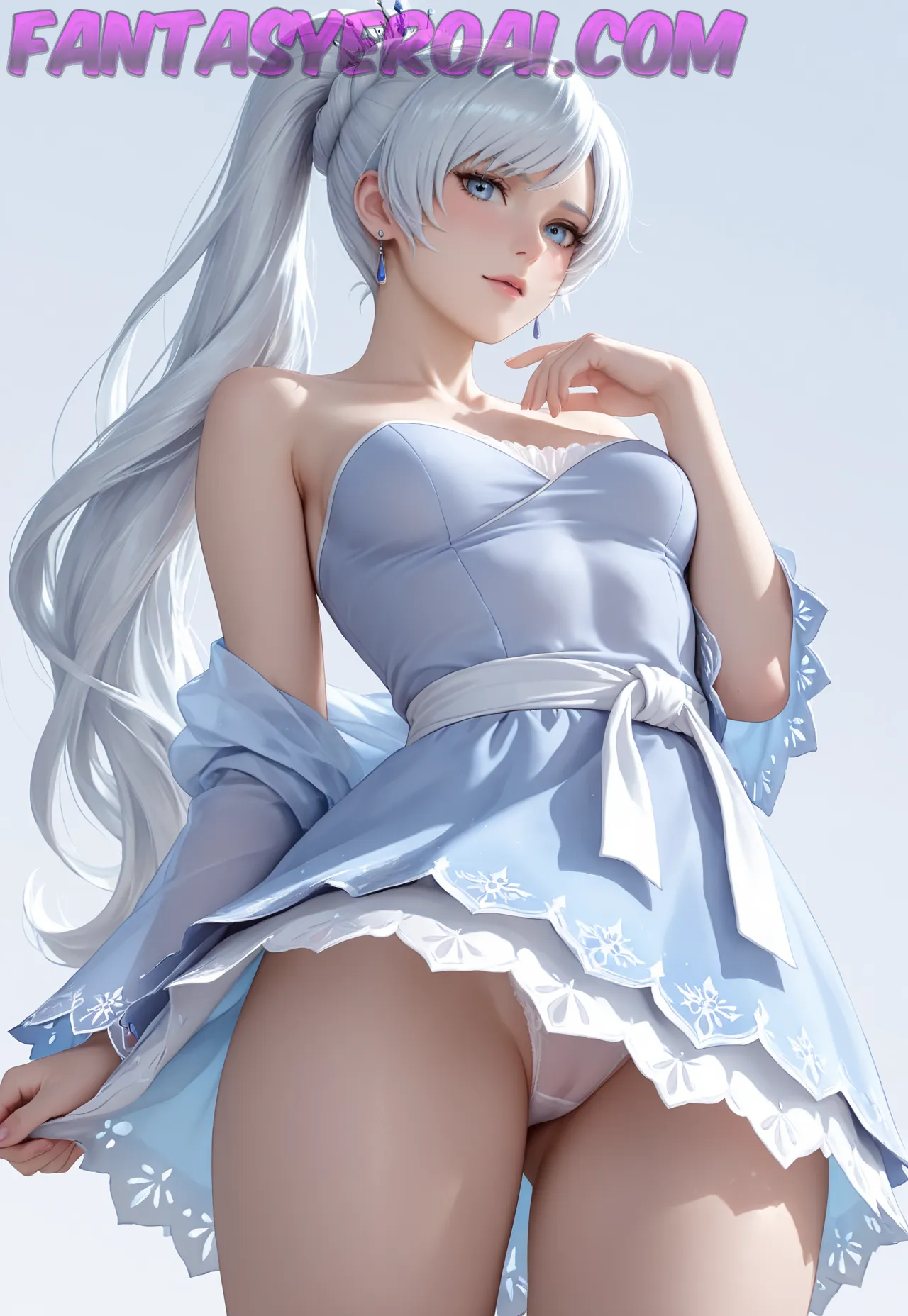 Arte hentai ilustración increíble de Zooey Deschanel generado por IA