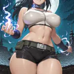 Arte hentai ilustración increíble de Zorras Calientes generado por IA
