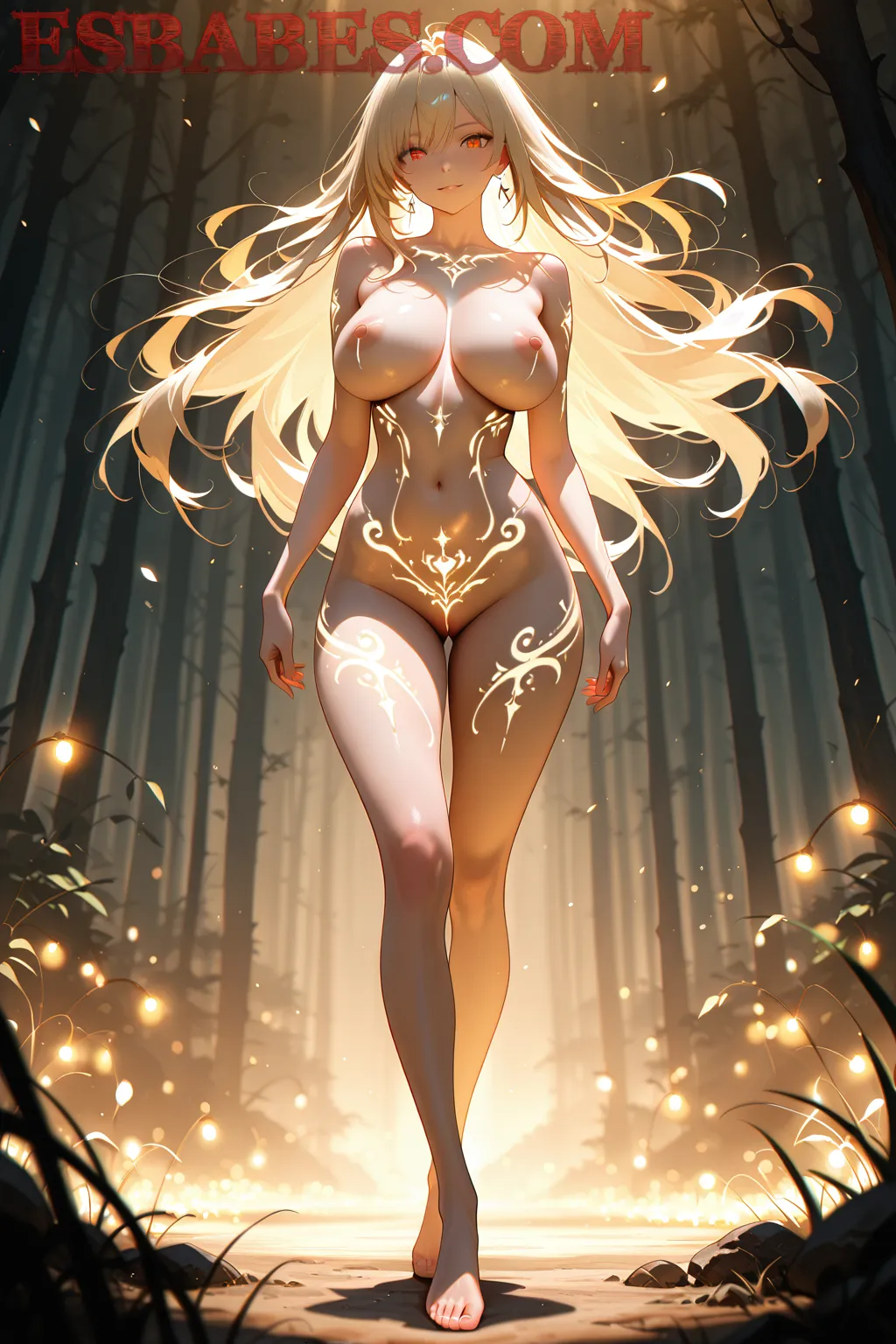 Arte hentai ilustración increíble de Alejandra Smelova Tetas generado por IA