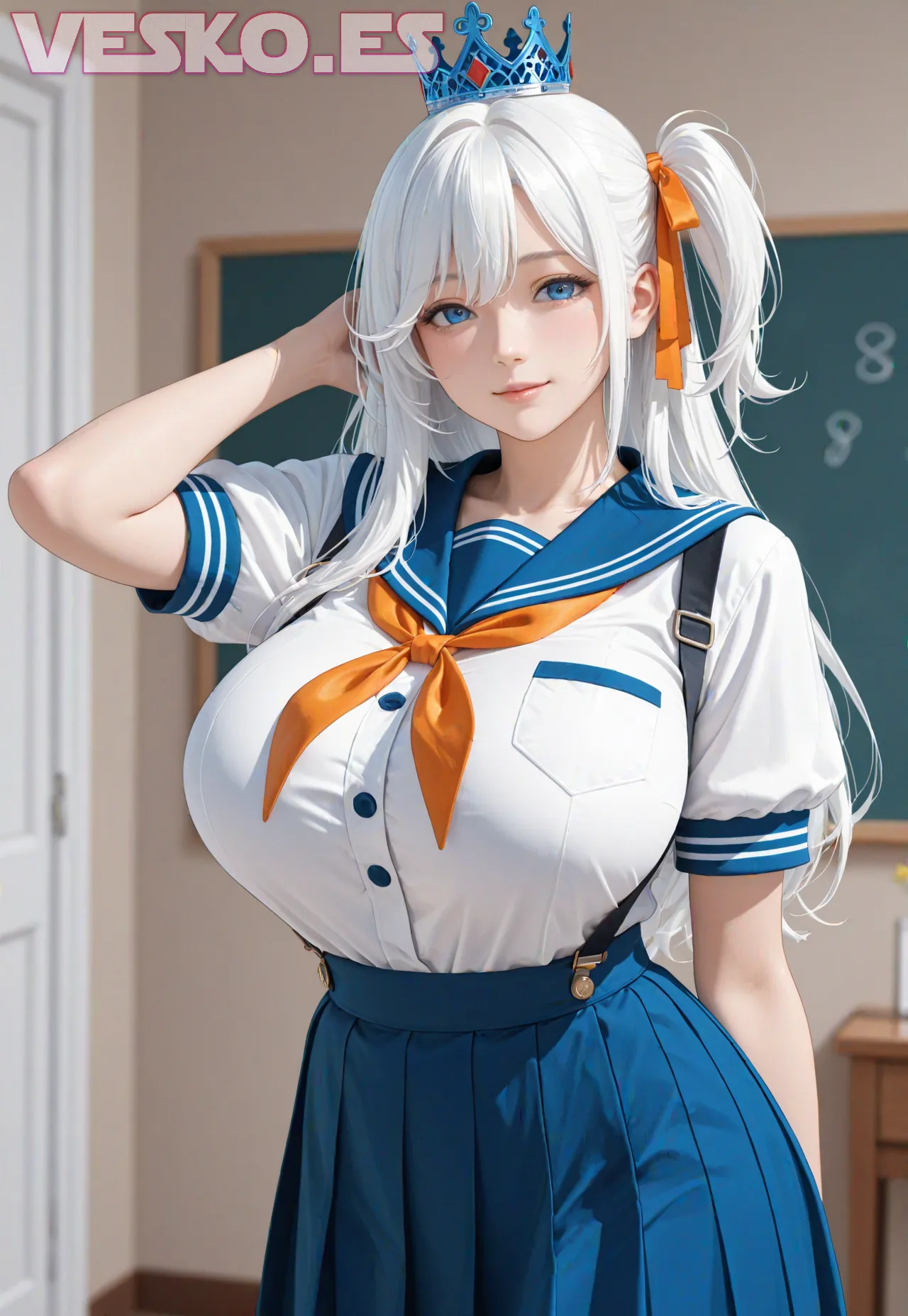 Arte hentai ilustración increíble de Alya Sexy generado por IA