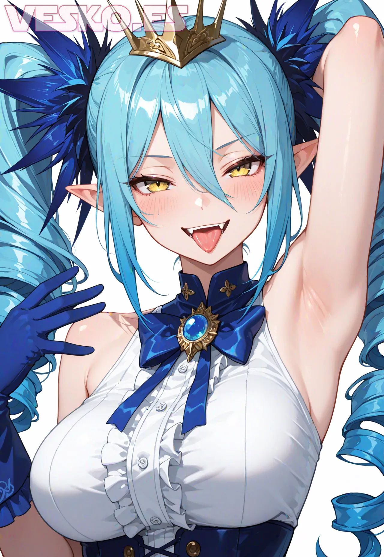 Arte hentai ilustración increíble de Ana Rujas Y Sus Desnudos generado por IA