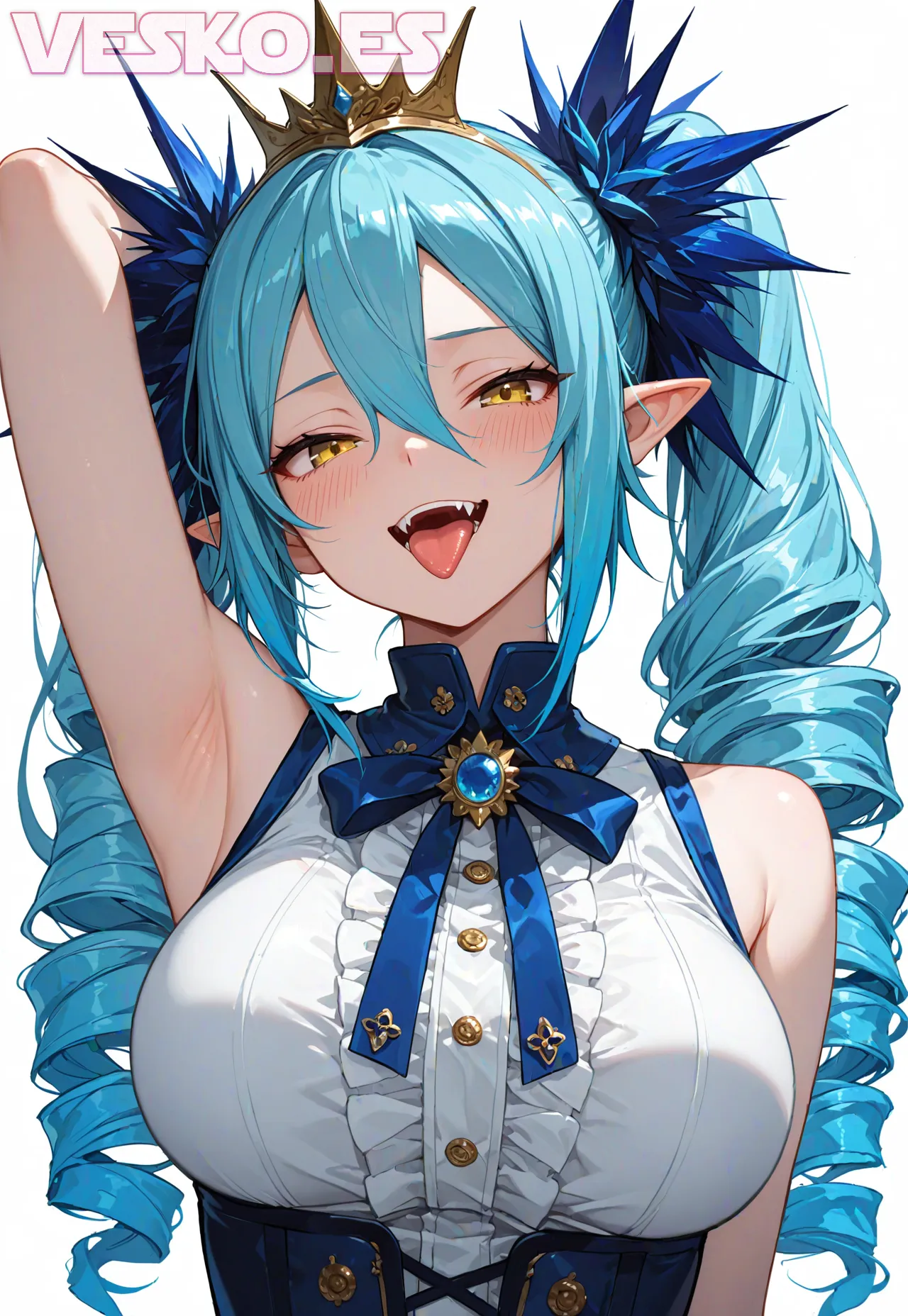Arte hentai ilustración increíble de Angelina Jolie Belleza Internacional generado por IA