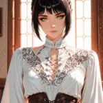 Arte hentai ilustración increíble de Anime Characters Cosplay Anime Music Ecchi Yuri generado por IA