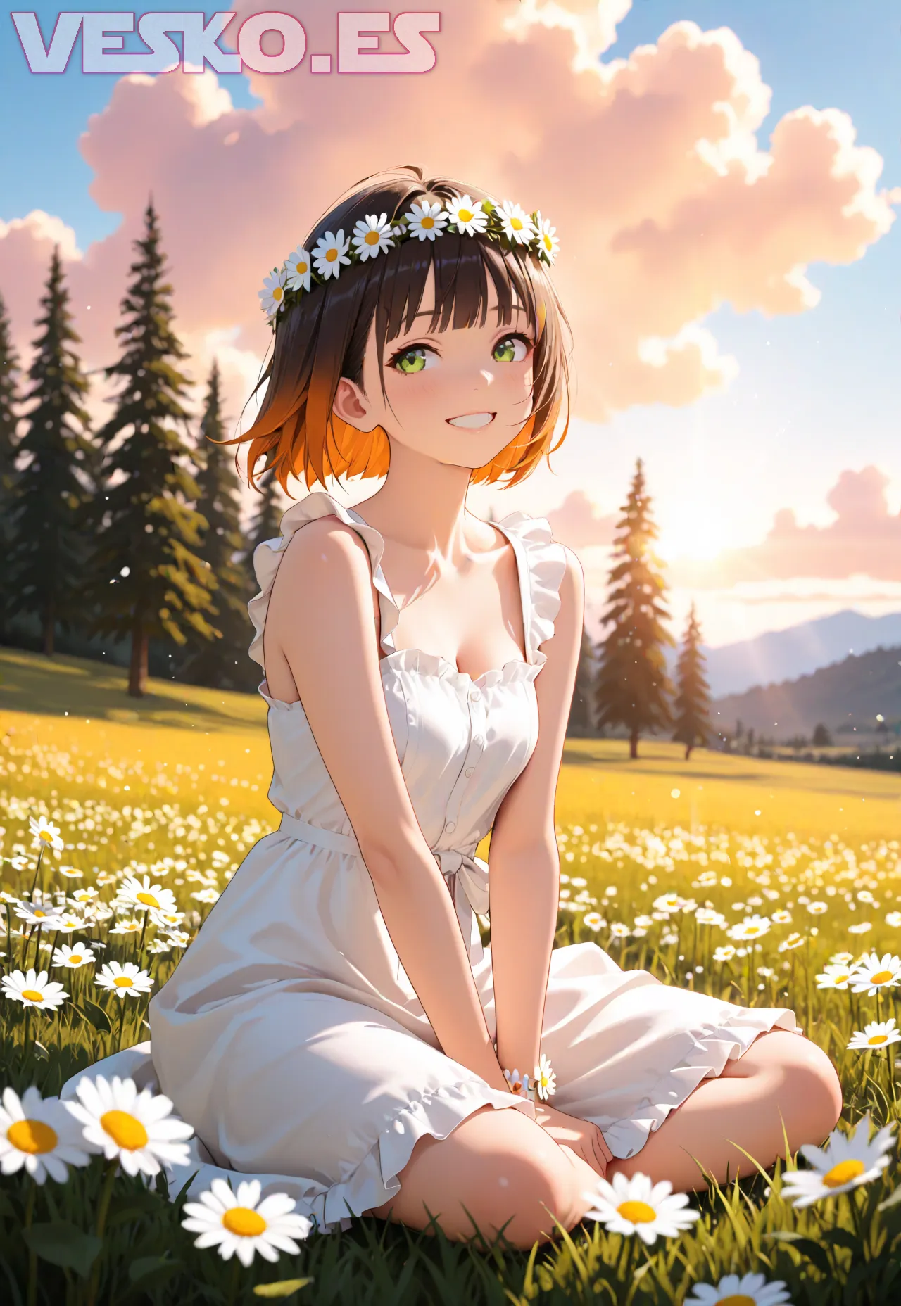 Arte hentai ilustración increíble de Anime Expo Isekai Eren Yeager Yuri Fan Service generado por IA