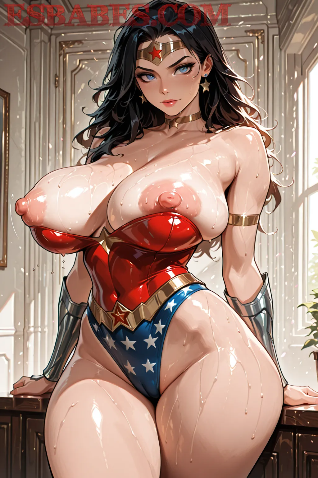 Arte hentai ilustración increíble de Anime Girl Anime Movies Frieren Isekai Eren Yeager generado por IA