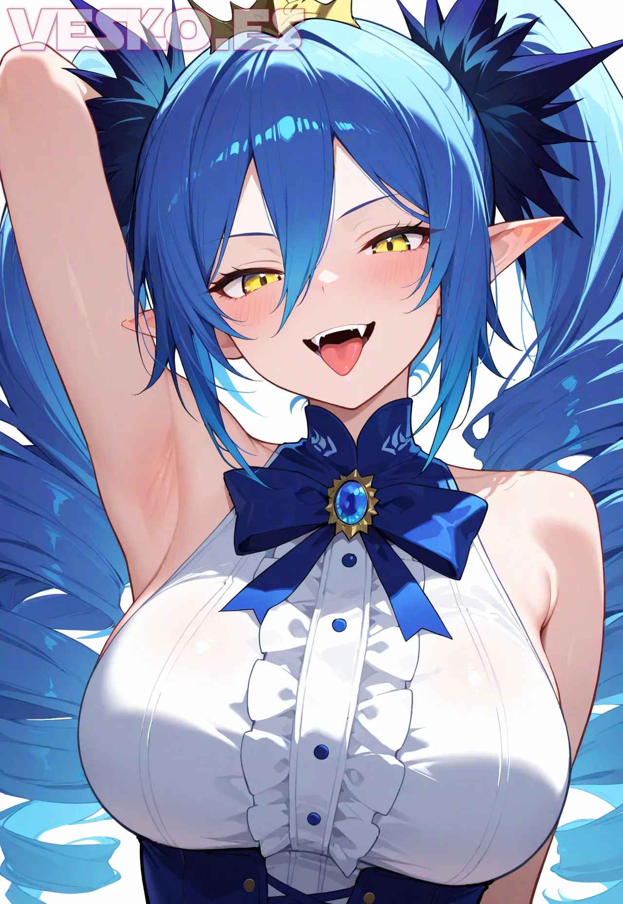 Arte hentai ilustración increíble de Anime Girl Watch Anime Oshi No Ko Kemonomimi Shotacon generado por IA