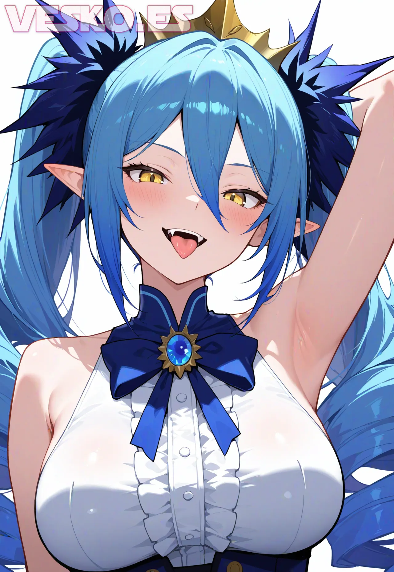 Arte hentai ilustración increíble de Anime Online Anime Movies Top Anime Anime Reviews Reverse Harem generado por IA