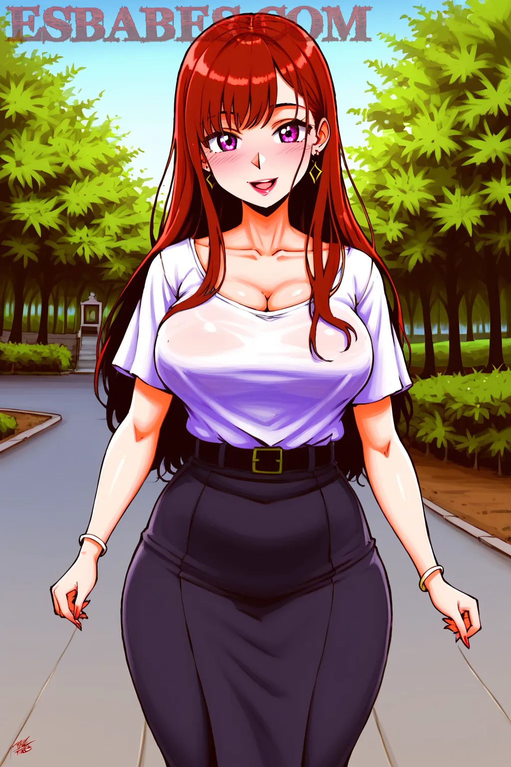 Arte hentai ilustración increíble de Atsune Yuko Atada 2 generado por IA