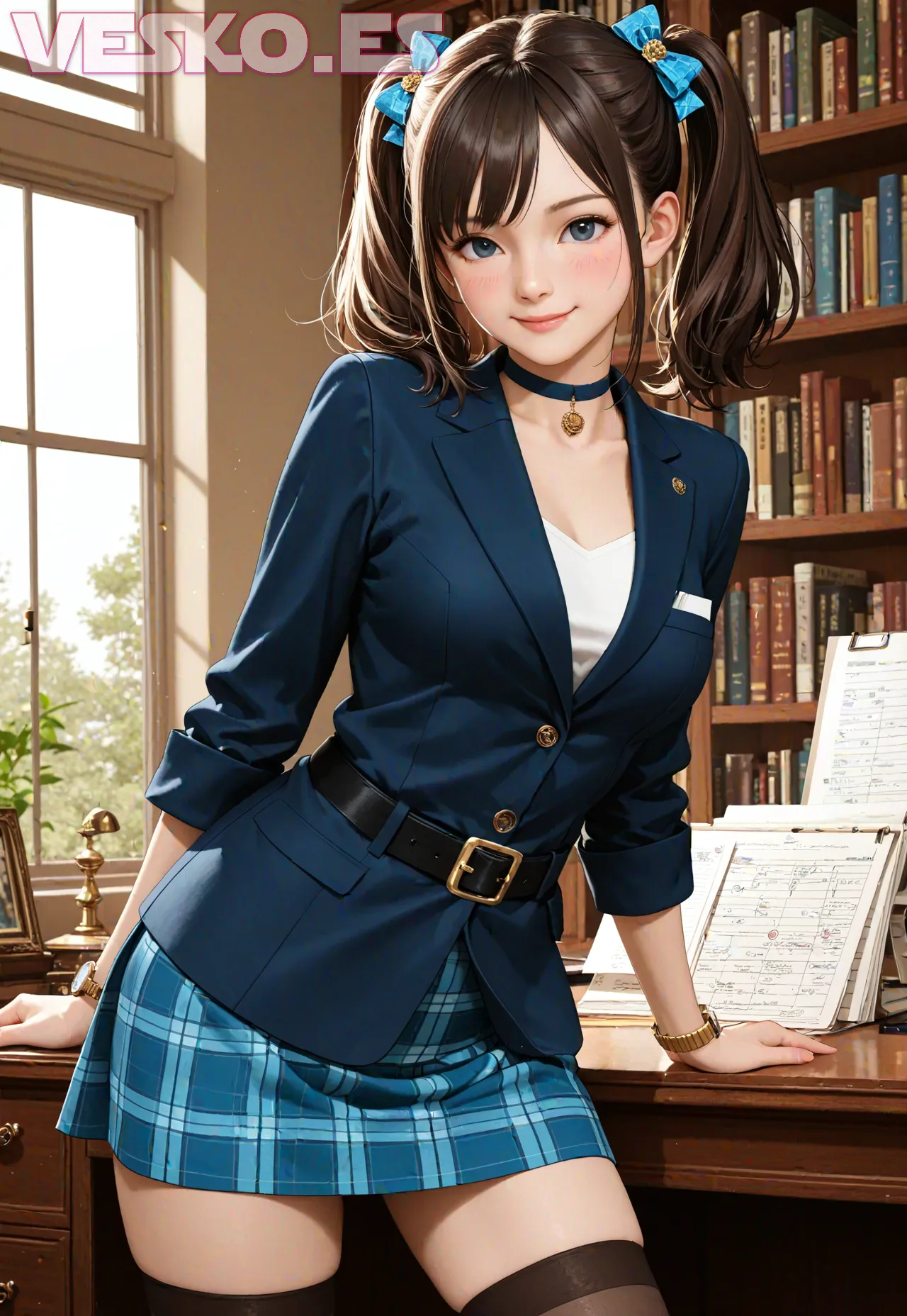 Arte hentai ilustración increíble de Bellas Rubias 2 generado por IA
