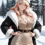 Arte hentai ilustración increíble de Best Anime Anime Opening Frieren Shojo Catgirl generado por IA