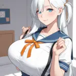 Arte hentai ilustración increíble de Blue Box Anime Trailer Anime Conventions Bishounen Yandere generado por IA