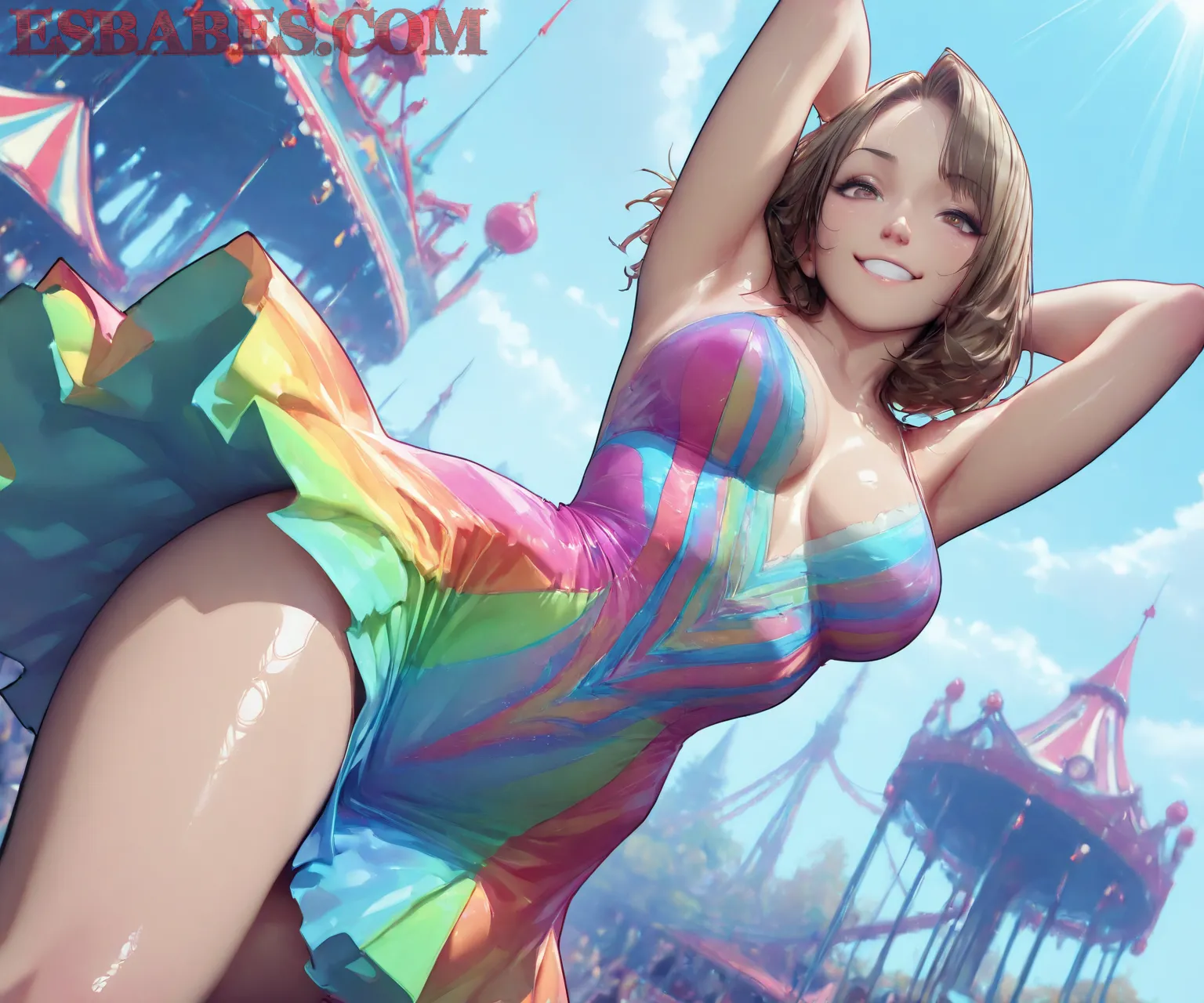 Arte hentai ilustración increíble de Bryci Slave Tease Amazing Pussy 2 generado por IA