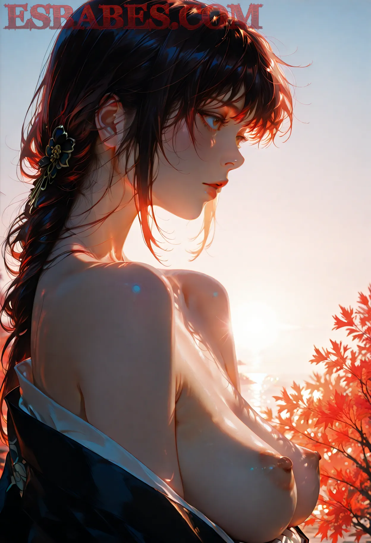 Arte hentai ilustración increíble de Buenas Modelos Desnudas Parte Catorce generado por IA