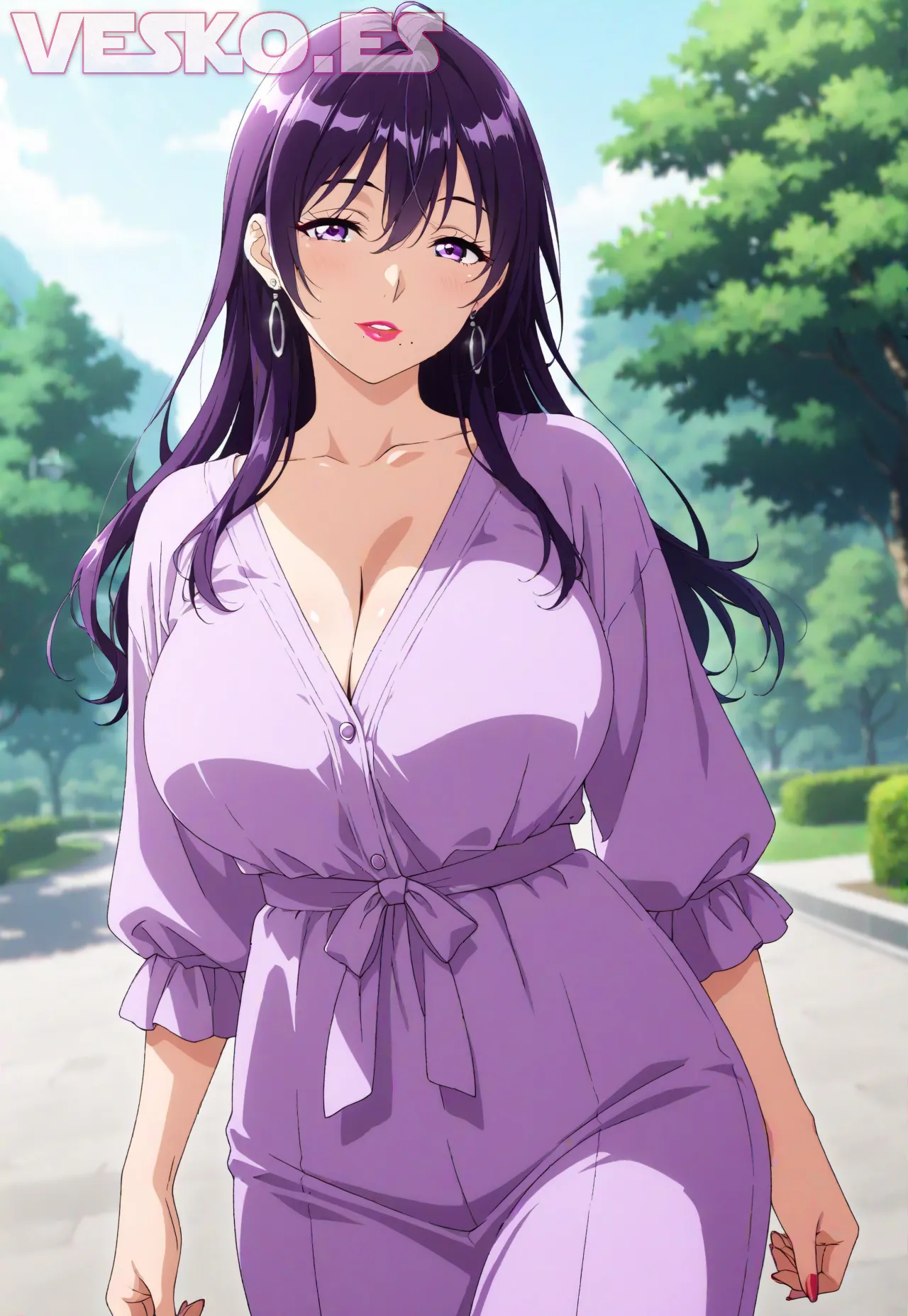Arte hentai ilustración increíble de Chicas De India generado por IA