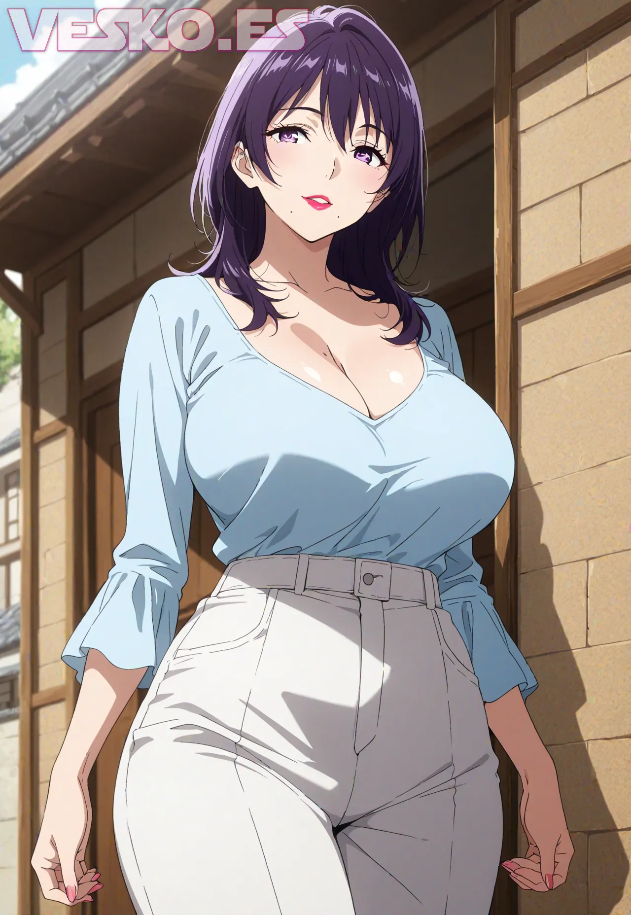 Arte hentai ilustración increíble de Comparte Con Nosotros generado por IA