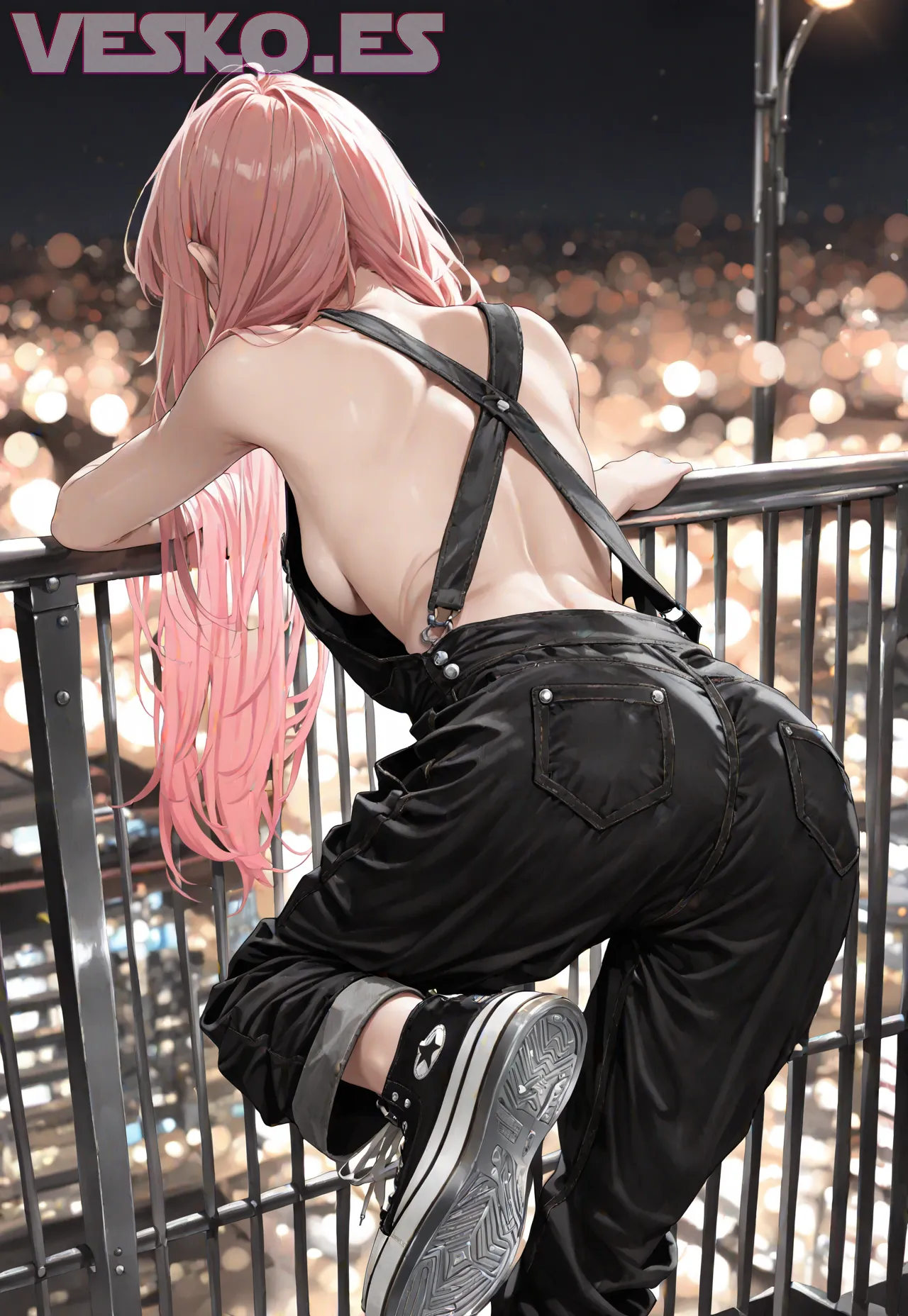 Arte hentai ilustración increíble de Cosplay De Mama Noel generado por IA