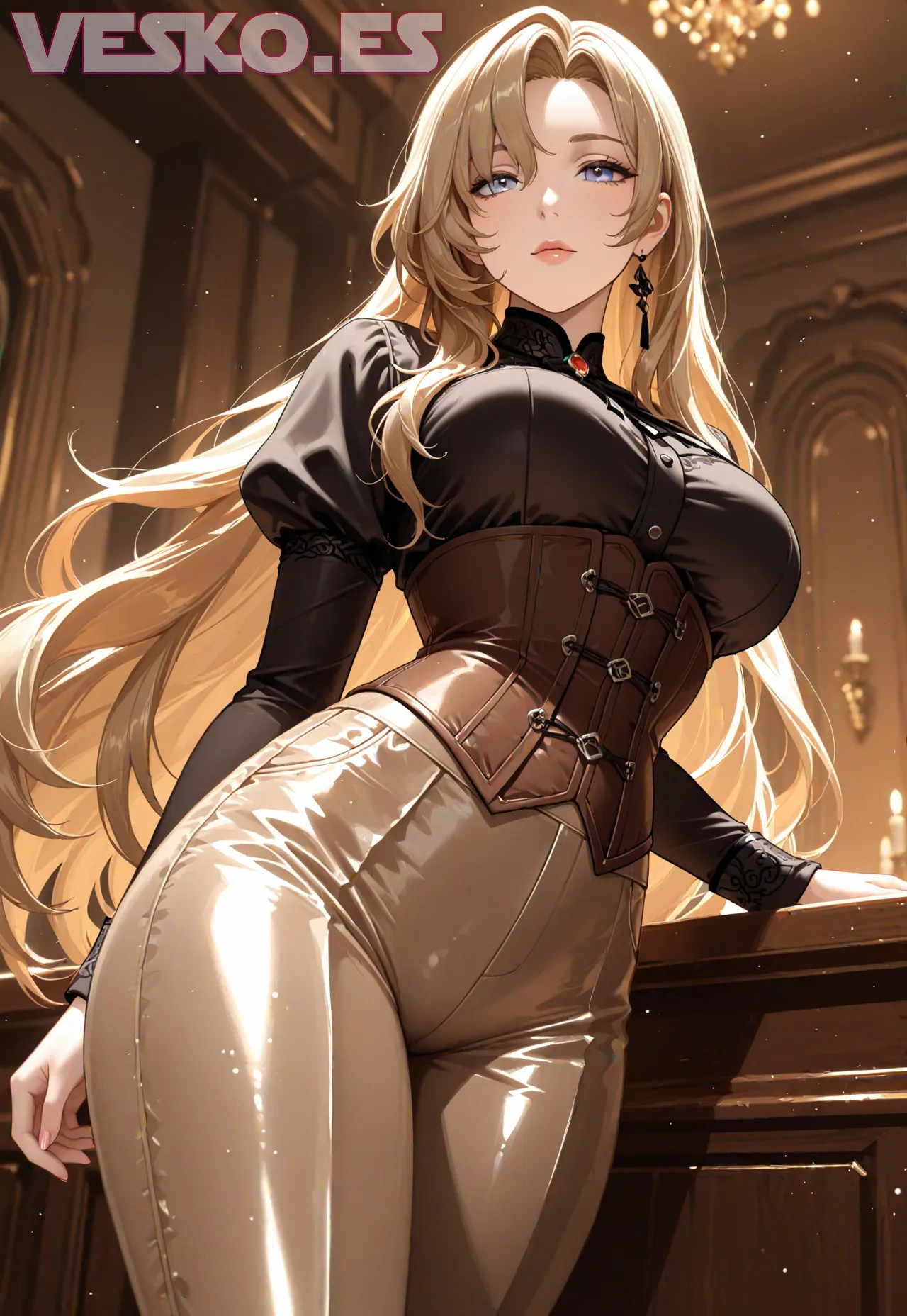 Arte hentai ilustración increíble de Cutie Irina generado por IA